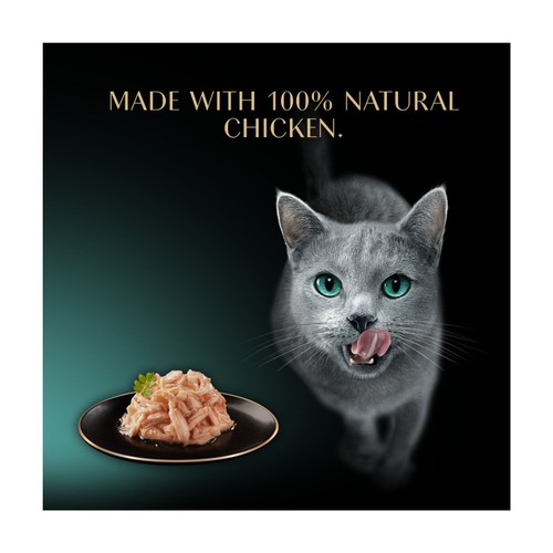 Sheba Fillets Wet Cat Food Tray With Chicken In Gravy 60g