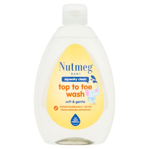 Nutmeg baby top to toe wash