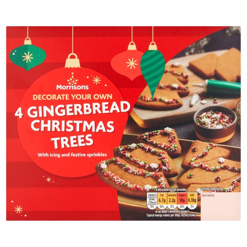 Morrisons Christmas Decorate Your Own Gingerbread Tree 