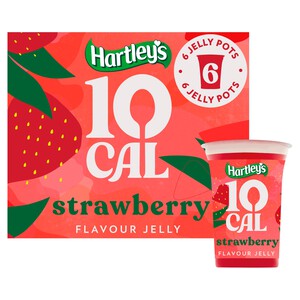 Hartleys 10 Cal Strawberry Flavour Jelly 6PK | Morrisons