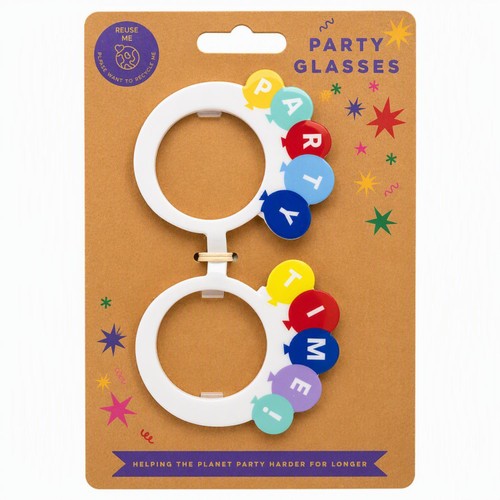 Mad Party Party Time Glasses