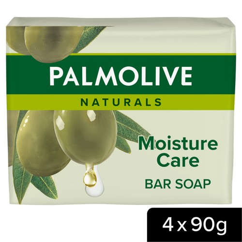 Palmolive Naturals Moisture Care With Olive Soap Bar 4 Pack