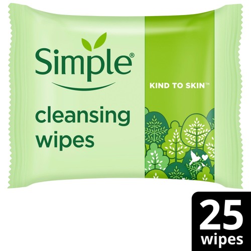 Simple Cleansing Face Wipes Biodegradable