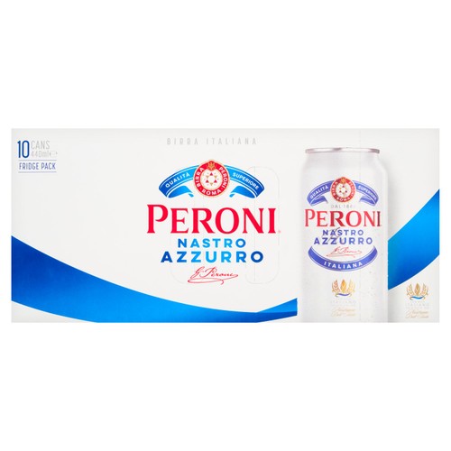 Peroni Nastro Azzurro 10x440ml 5% Abv