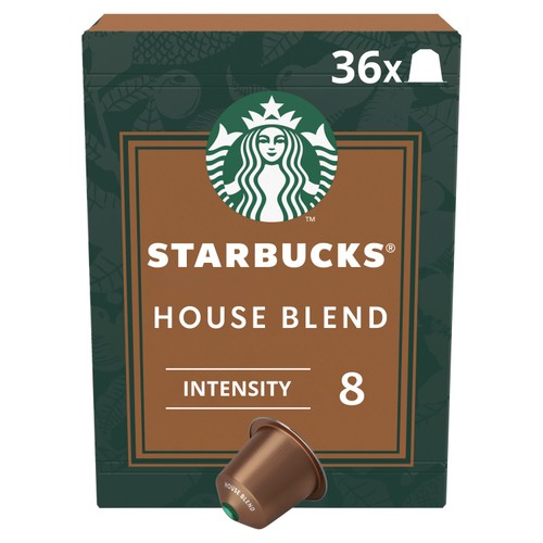 Starbucks By Nespresso House Blend Coffee 36 Pods