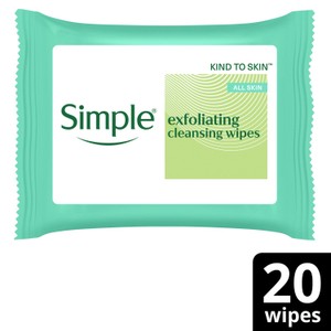 Simple Kind To Skin Exfoliating Wipes 20 Pack