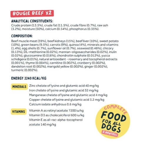 Wilsons Fresh Ambient Dog Food Mixed 6 x 380g