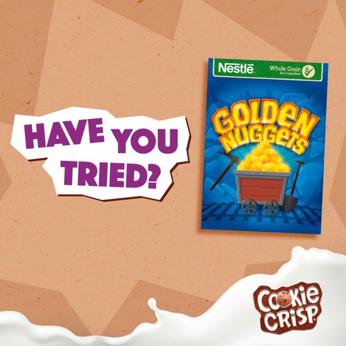 Nestle Cookie Crisp Chocolate Cereal 500g