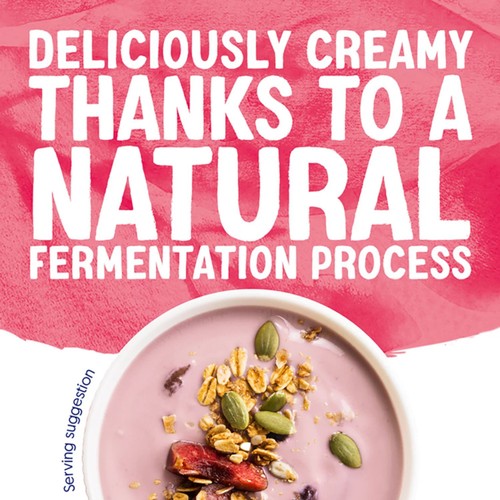 Alpro Cherry Dairy Free Soya Yoghurt Alternative 500g