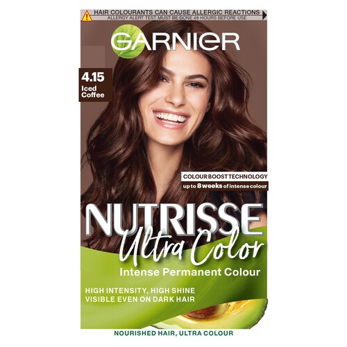 Garnier Nutrisse Ultra Iced Coffee Brown 4.15 Permanent Hair Dye