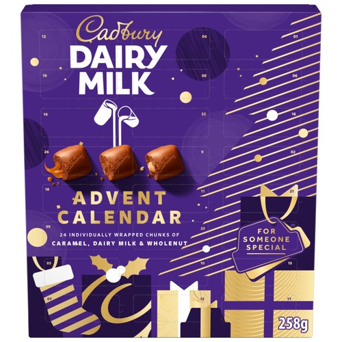Cadbury Dairy Milk Chocolate Christmas Advent Calendar 258g