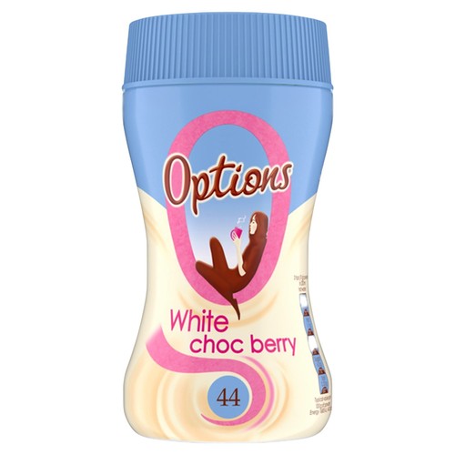 Options White Choc Berry 220g