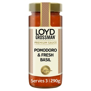Loyd Grossman Pomodoro, Mascarpone & Wild Garlic Tomato Pasta Sauce 290g