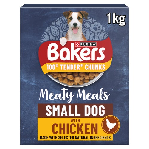 Bakers Meaty Meals Small Dog Chicken Dry Dog Food