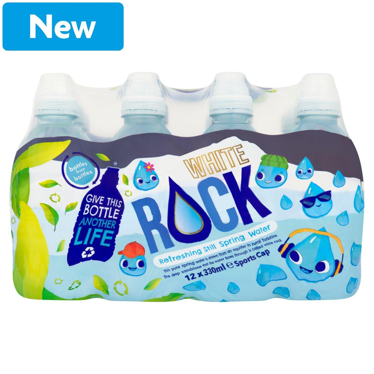 White Rock Refreshing Still Spring Water 12 x 330ml