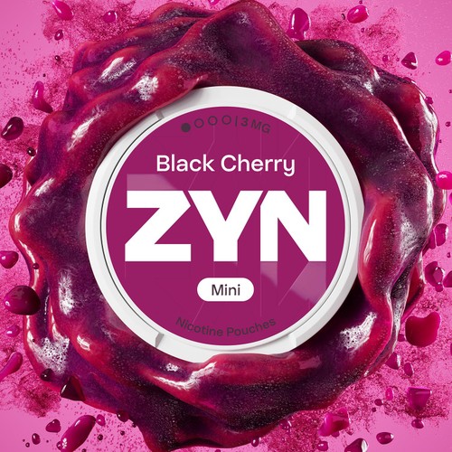 ZYN Black Cherry 3mg Nicotine Pouches