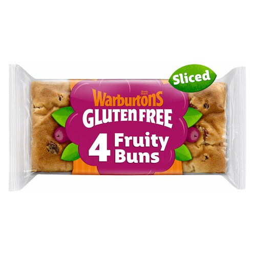 Warburtons Gluten Free  Soft Cinnamon & Raisin Fruity Buns