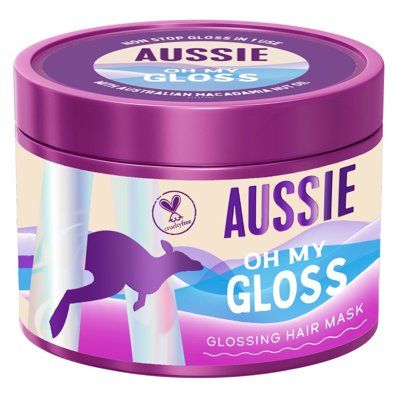 Aussie Oh My Gloss Glossing Hair Mask 500ml
