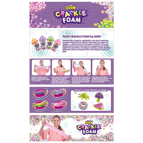 Zuru Oosh Crackle Foam