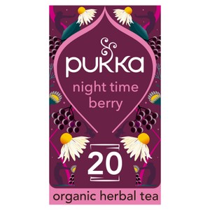 Pukka Organic Night Time Berry 20 Herbal Tea Sachets 32g