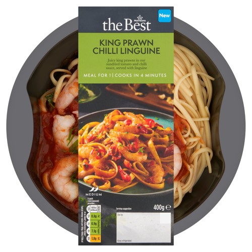 Morrisons The Best Chilli King Prawn Linguine