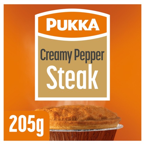 Pukka Creamy Pepper Steak Pie 205g