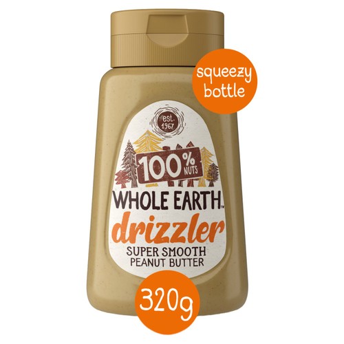 Whole Earth Drizzler Super Smooth Peanut Butter 320g