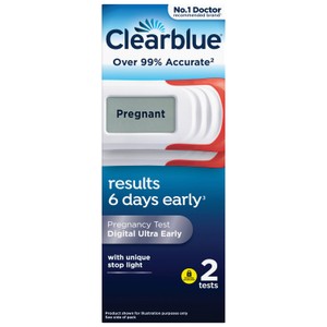 Clearblue Digital Ultra Early Pregnancy Test 2 Pack