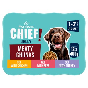 Morrisons Dog Food Meat Chunks In Jelly