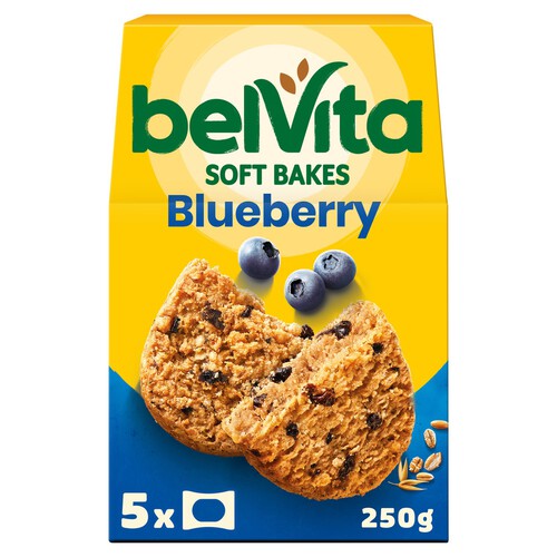 Belvita Breakfast Soft Bakes Blueberry 5 Pack