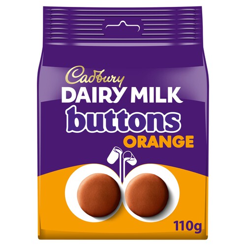 Cadbury Dairy Milk Orange Chocolate Giant Buttons Bag