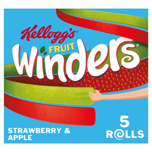 Kelloggs Fruit Winders Rolls Strawberry & Apple 5 Pack