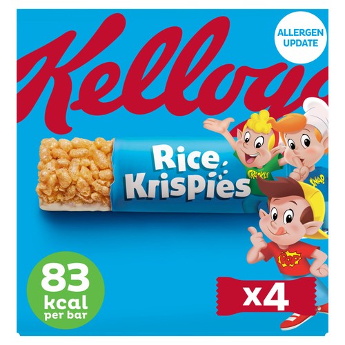 Kellogg's Rice Krispies Breakfast Cereal Bars 4x20g