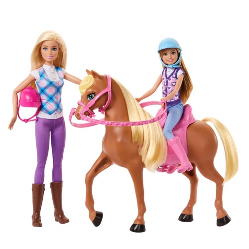 Barbie Sisters Riding Lesson Barbie Dolls And Horse