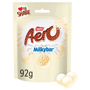 Aero Bubble Milkybar White Chocolate 92g