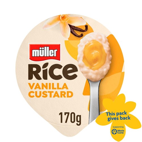 Muller Rice Vanilla Custard Low Fat Dessert 170g