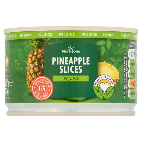 Morrisons Pineapple Slices in Fruit Juice (227g)