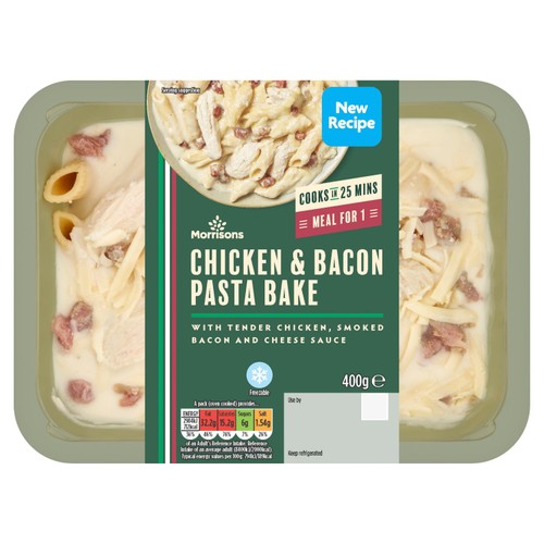 Morrisons chicken bacon pasta bake