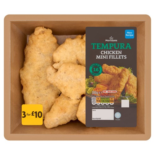 Morrisons tempura chicken mini fillets