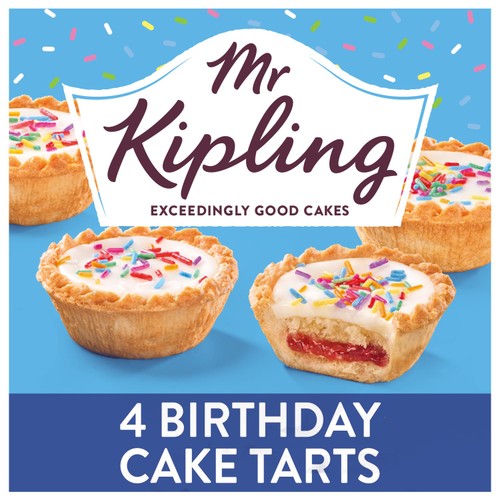 Mr Kipling 4 Birthday Cake Tarts