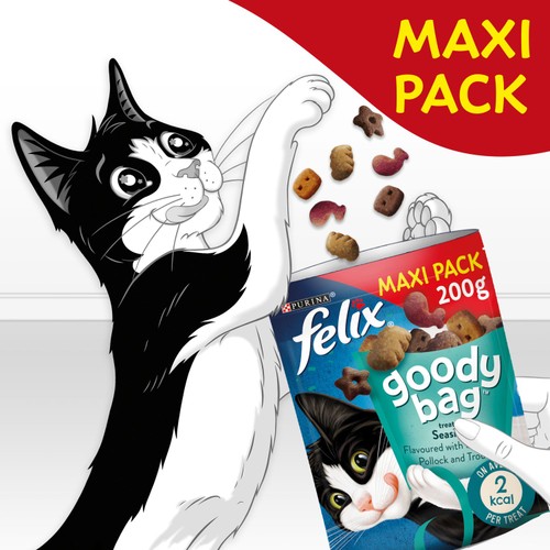Felix Goody Bag Cat Treats Seaside Mix