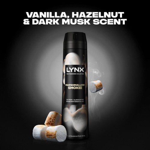 Lynx Body Spray Marshmallow Smoke 