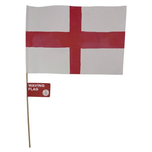 Morrisons Red & White Waving Flag