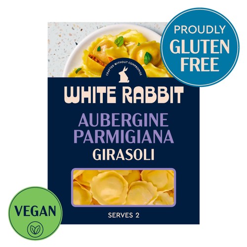 White Rabbit Gluten Free Aubergine Parmigiana Girasoli Pasta 