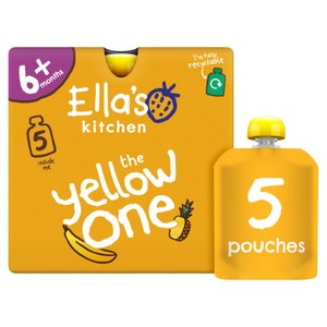 Ella's Kitchen Organic the Red One Smoothie Multipack Baby Food Pouch 6+ Months 5x90g