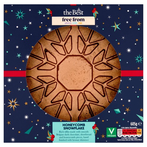 Morrisons The Best Honeycomb Snowflake 605g
