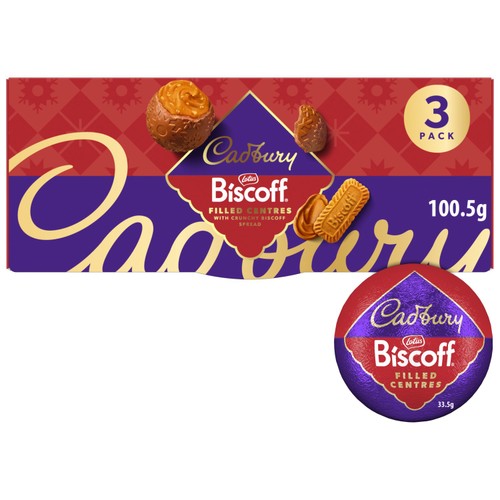 Cadbury Biscoff Filled Centres 3 Pack
