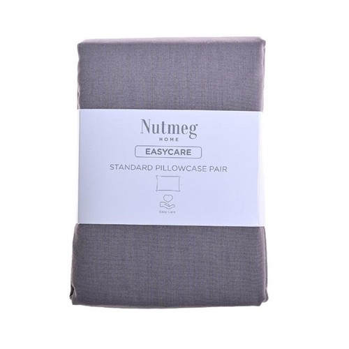 Morrisons home easycare graphite standard pillowcases