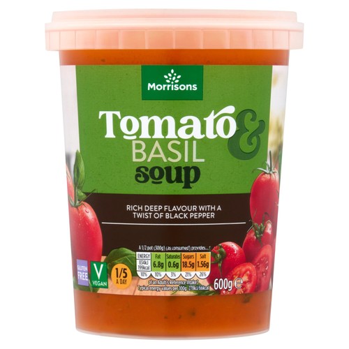Morrisons Tomato & Basil Soup