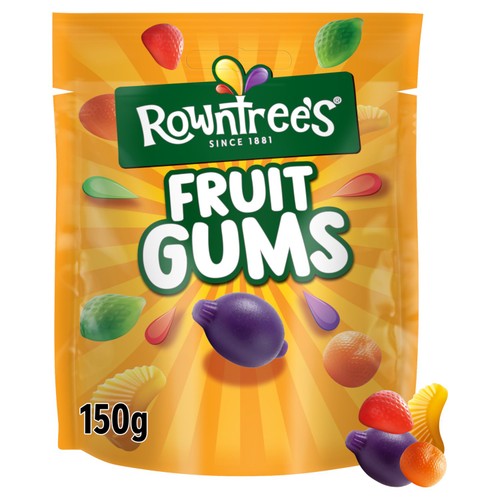 Rowntree's Fruit Gums Vegan Friendly Sweets Sharing Bag 